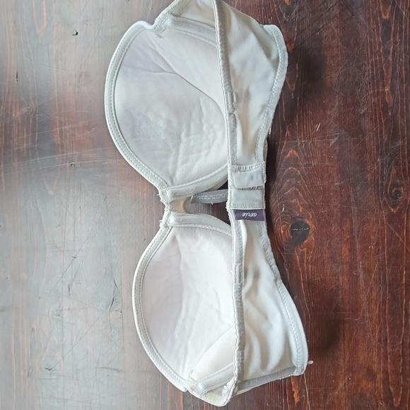 Aerie 32B White Strapless Bra Underwire Contour Padded Seamless - Picture 2 of 3